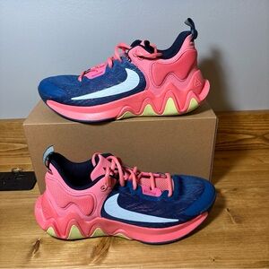 Nike Giannis Immortality 2 Marina Blue Laser Crimson DM0825-400 Mens Size 8